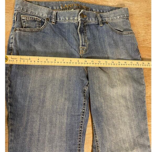 Lands' End Women’s Size 12 Bootcut Jeans Medium Wash Stretch Denim - Picture 8 of 8